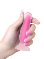 CENSAN Beyond Cain Glow Gece Parlayan Anal Plug , Silikon, Şeffaf, 10 cm - Görsel 3
