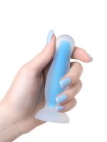 CENSAN Beyond Kyle Glow Gece Parlayan Anal Plug , Silikon, Şeffaf, 10 cm - Görsel 4