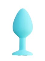 Censan Brilliant Anal Plug Mavi 8 cm 50 g - Görsel 2