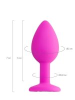 Censan Brilliant Anal Plug Pembe 7 cm 50 g - Görsel 4