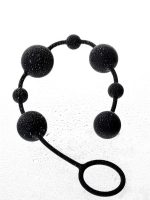 CENSAN Coron Anal Boncuk Silikon Siyah 35,9cm - Görsel 4