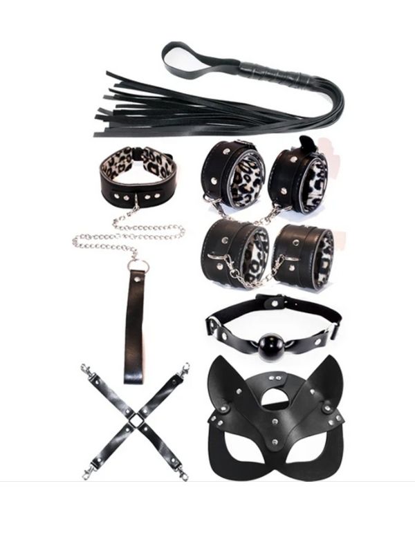 censan-fetis-siyah-leopar-set-7-parca-554649-1 Censan Fetiş Siyah Leopar Set 7 Parça - Görsel 1