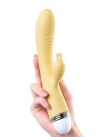 Censan Flovetta Aster Klitoral Uyarıcı Vibratör Silikon Sarı 22 cm - Görsel 3