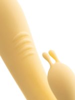 Censan Flovetta Aster Klitoral Uyarıcı Vibratör Silikon Sarı 22 cm - Görsel 4