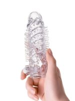 Censan Fril Titreşimli Şeffaf Penis Kılıfı - Görsel 2