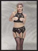 Censan Göğüs bölgesi açık fantezi jartiyer takımı - Görsel 2