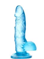 CENSAN Jel Dildo Mavi 15,8 cm