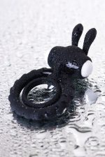 Censan Jos Bad Bunny Titreşimli Siyah Penis Halkası - Görsel 4