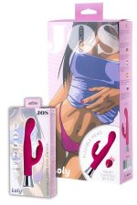 Censan Jos Loly 21,6cm Klitoral Uyarıcılı Pembe Vibratör - Görsel 5