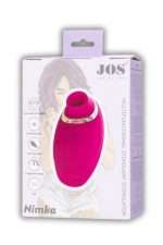 Censan Jos Nimka Emiş ve Dil Uyarımlı Pembe Vibratör - Görsel 5