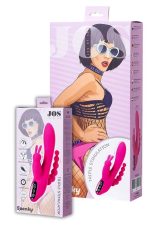 Censan Jos Spanky Üçlü 21cm Pembe Vibratör - Görsel 5