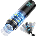 Censan Kablosuz Elleri Serbest Bırakan Erkek Mastürbatörü – 10 Otomatik İleri Geri ve Dönen Mod, Ayarlanabilir Vantuz Taban, 3D Dokulu İç Kılıf