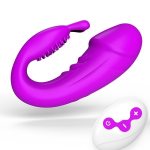 Censan Kablosuz Kumandalı Şarjlı 2 in 1 Giyilebilir Rabbit Mini Vibratör