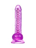 Censan Kıkırdaklı Jel Dildo Celiam, TPE, mor, 20,5 cm - Görsel 2