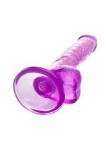 Censan Kıkırdaklı Jel Dildo Celiam, TPE, mor, 20,5 cm - Görsel 3