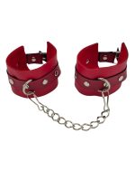 Censan Kırmızı Deri El Kelepçesi