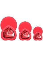 Censan Kırmızı Kalpli Anal Set - Görsel 2