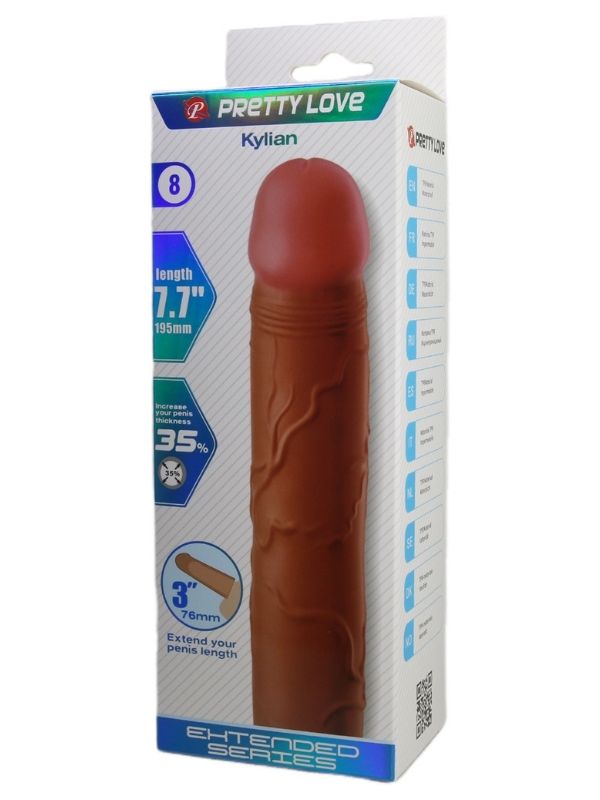 censan-kylian-gercek-hissiyatli-uzatici-penis-kilifi-brown-1127438-1 Censan Kylian Gerçek Hissiyatlı Uzatıcı Penis Kılıfı Brown - Görsel 1