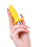 Censan Lancy Anal Plug Sarı,11 cm - Görsel 3