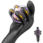 Censan LongZ-Black – Erkekler için 10 Modlu Titreşimli ve 10 Modlu Sıkma Fonksiyonlu Mastürbatör