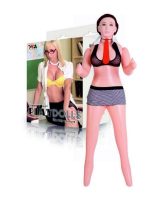 Censan Ms Melanie tarafından şişme bebek, gerçekçi.kafa, kahverengi saçlı, iki delikli - Görsel 3