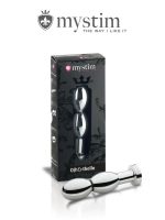 Censan Mystim O(h!)-thello Çelik Anal ve Vajinal Elektirikli Dildo