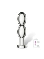 Censan Mystim O(h!)-thello Çelik Anal ve Vajinal Elektirikli Dildo - Görsel 5