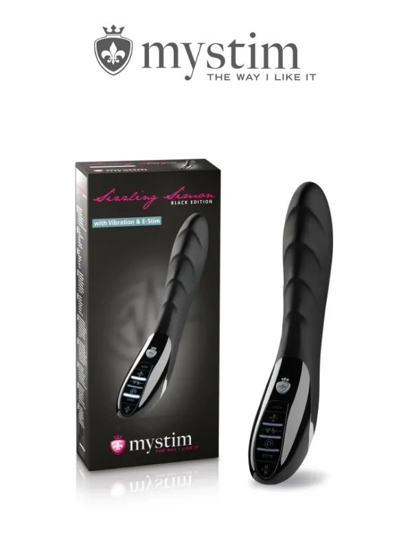 censan-mystim-sizzling-simon-elektrikli-vibrator-siyah-27cm-451701-1 Censan Mystim Sizzling Simon Elektrikli Vibratör Siyah 27cm - Görsel 1
