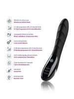 Censan Mystim Sizzling Simon Elektrikli Vibratör Siyah 27cm - Görsel 5