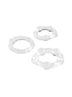 Censan Penis Halka Seti TPE şeffaf 3,5/3/2 cm - Görsel 2