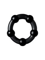 Censan Penis Halka Seti TPE siyah 3,5/3/2 cm - Görsel 2