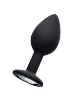 Censan POPO Norma Anal Plug silikon siyah 7,2 cm 25 gr