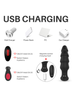 Censan S-Hande Dragon-Rct Kumandalı 9 Fonksiyonlu Titreşimli Şarjlı Double Vibratör - Görsel 5