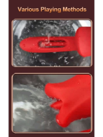 Censan Şarjlı 2 in 1 Klitoris ve G Noktası Vibratörü – Dil ve Dudak Hareketli, Güçlü Titreşimli - Görsel 5