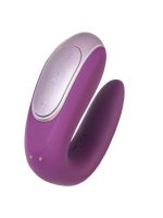Censan Satisfyer Double Fun Telefon Kontrollü ve Uzaktan Kumandalı Violet Vibratör - Görsel 3