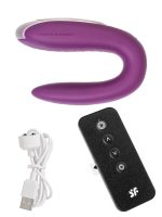 Censan Satisfyer Double Fun Telefon Kontrollü ve Uzaktan Kumandalı Violet Vibratör - Görsel 5