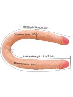 Censan Ten Rengi 55 cm Çift Taraflı Dildo Model No:1034 - Görsel 2