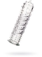 Censan Tırtıklı Şeffaf Penis Kılıfı 15,3 cm