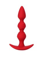 Censan Trio Anal Plug Kırmızı 16 cm - Görsel 2