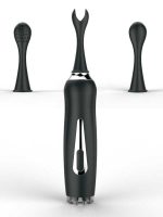 Censan Üç Başlıklı Değiştirilebilir Vibratör Siyah - Görsel 2