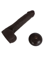 Censan Ultra Gerçekçi 24 Cm Brown Melez Kıkırdaklı Dildo - Görsel 5
