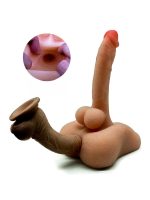 Censan Ultra Gerçekçi Büyük Penisli Anal ve Dildo Özellikli Yarım Vücut Mastürbatör - Görsel 4