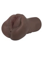 Censan Ultra Gerçekçi Çift Girişli Suni Vajina Anal Vajinal Zenci Mastürbatör - Görsel 2