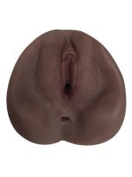 Censan Ultra Gerçekçi Çift Girişli Suni Vajina Anal Vajinal Zenci Mastürbatör - Görsel 3