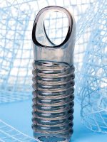 Censan Xlover Penis Kılıfı Boyut Arttırıcı Siyah Şeffaf 11 cm - Görsel 3