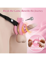 Censan Yumuşak Kalp Desenli Silikon Erkek Penis Kafesi - Görsel 4