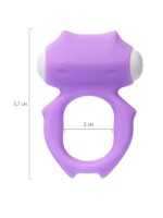 Censan Zort Titreşimli Penis Halkası silikon mor  2 cm - Görsel 3