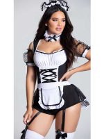 Fantezi Hizmetçi Kostümü XL - Görsel 3