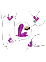 FoxShow Kumandalı G-Noktası ve Klitoris Uyarıcılı Giyilebilir Public Vibratör - Görsel 3