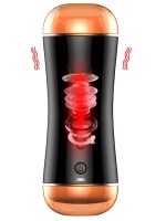 FoxShow S2 Titreşimli Şarjlı Vajina ve Anal Mastürbatör - Görsel 5